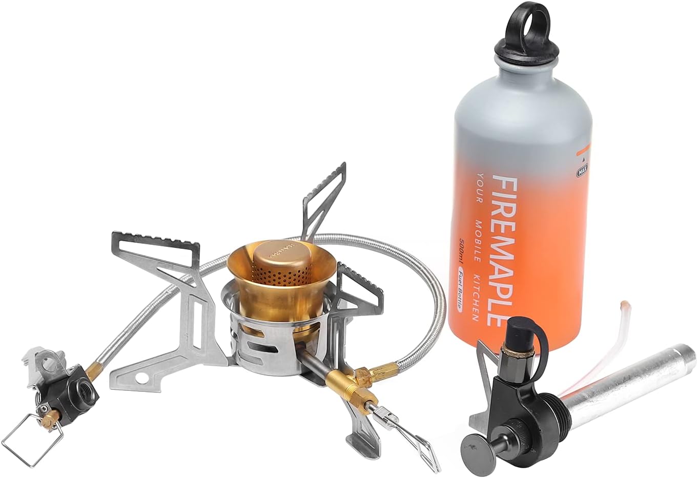FireMaple Lava MultiFuel Backpacking Stove Kit Camping Stove Burner Compatible with Fuel or
