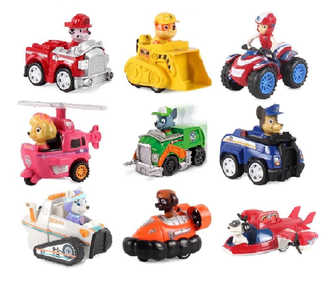 Globular Ready Enemy to Attack Dogs with Vehicles Racer Pups Rescue Team Mission Figure Toy for Kids Set of 9 (B0CZHZ6PPF) Amazon Price History, Amazon Price Tracker