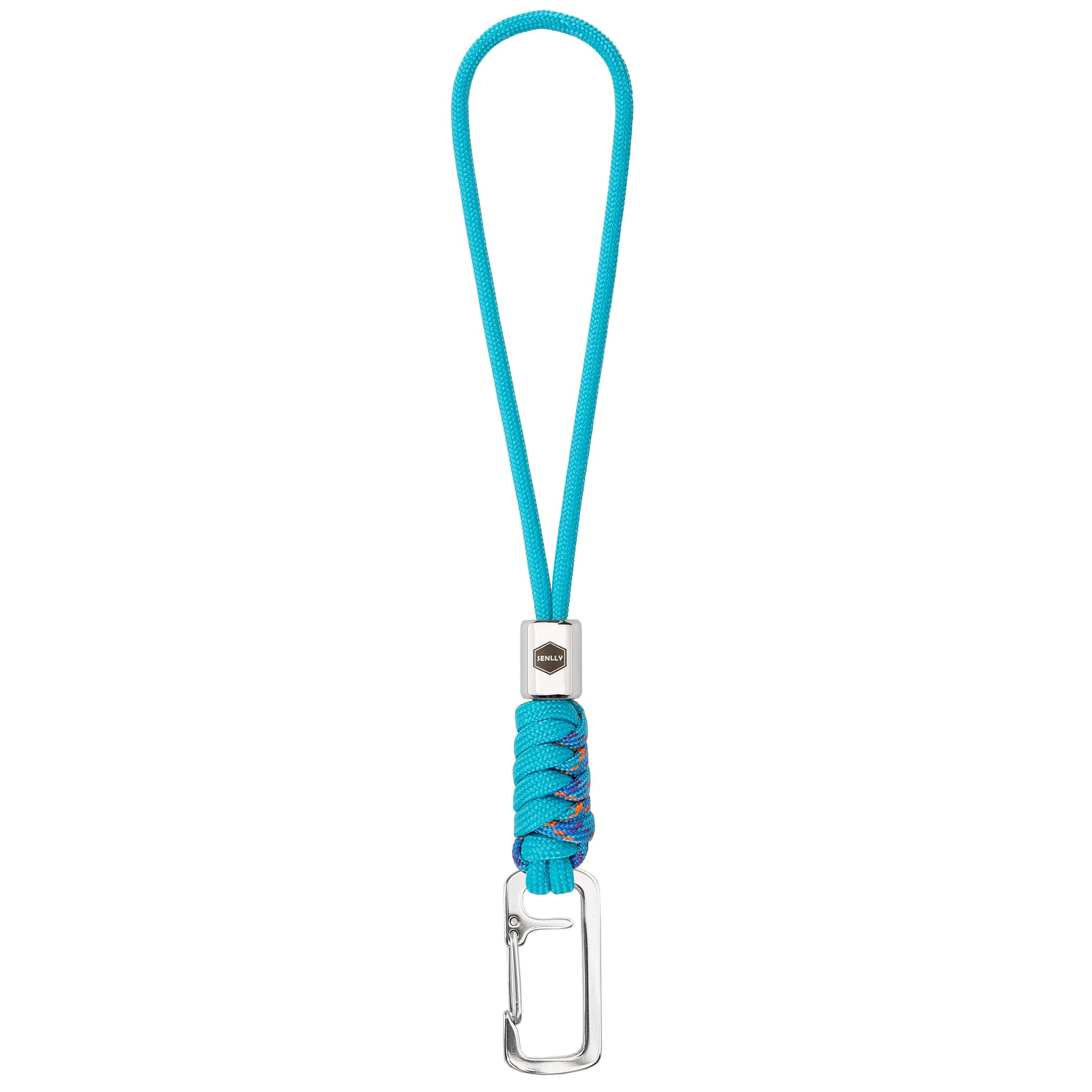 SENLLY Wristlet Keychain Lanyard for Keys, Cell Phone, Wallet, Paracord Braided Design with Stainless Steel Hardware