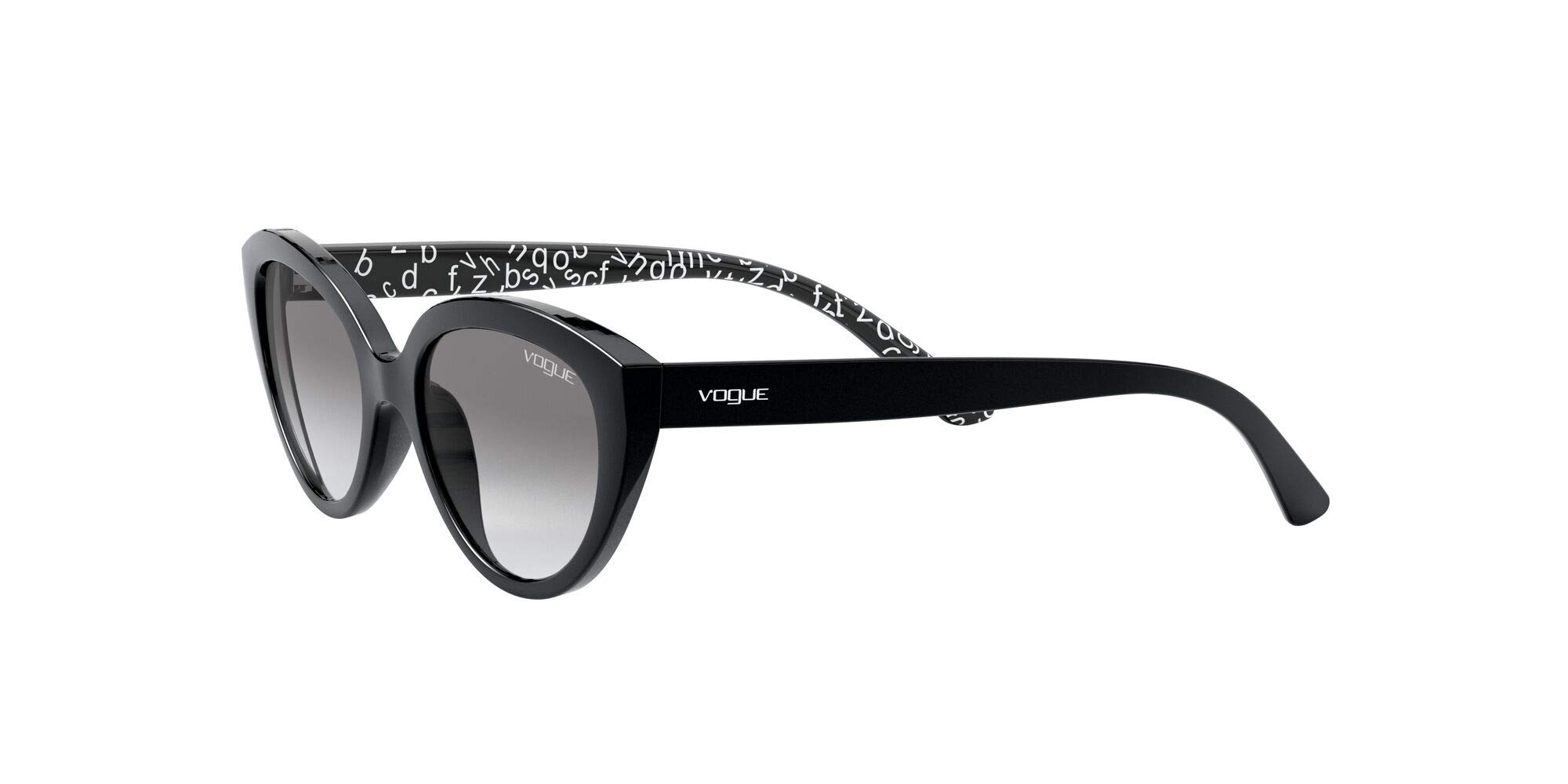 Vogue Gafas de sol para niños VJ2002 W44/11 color Negro gris tamaño de lente 46 mm