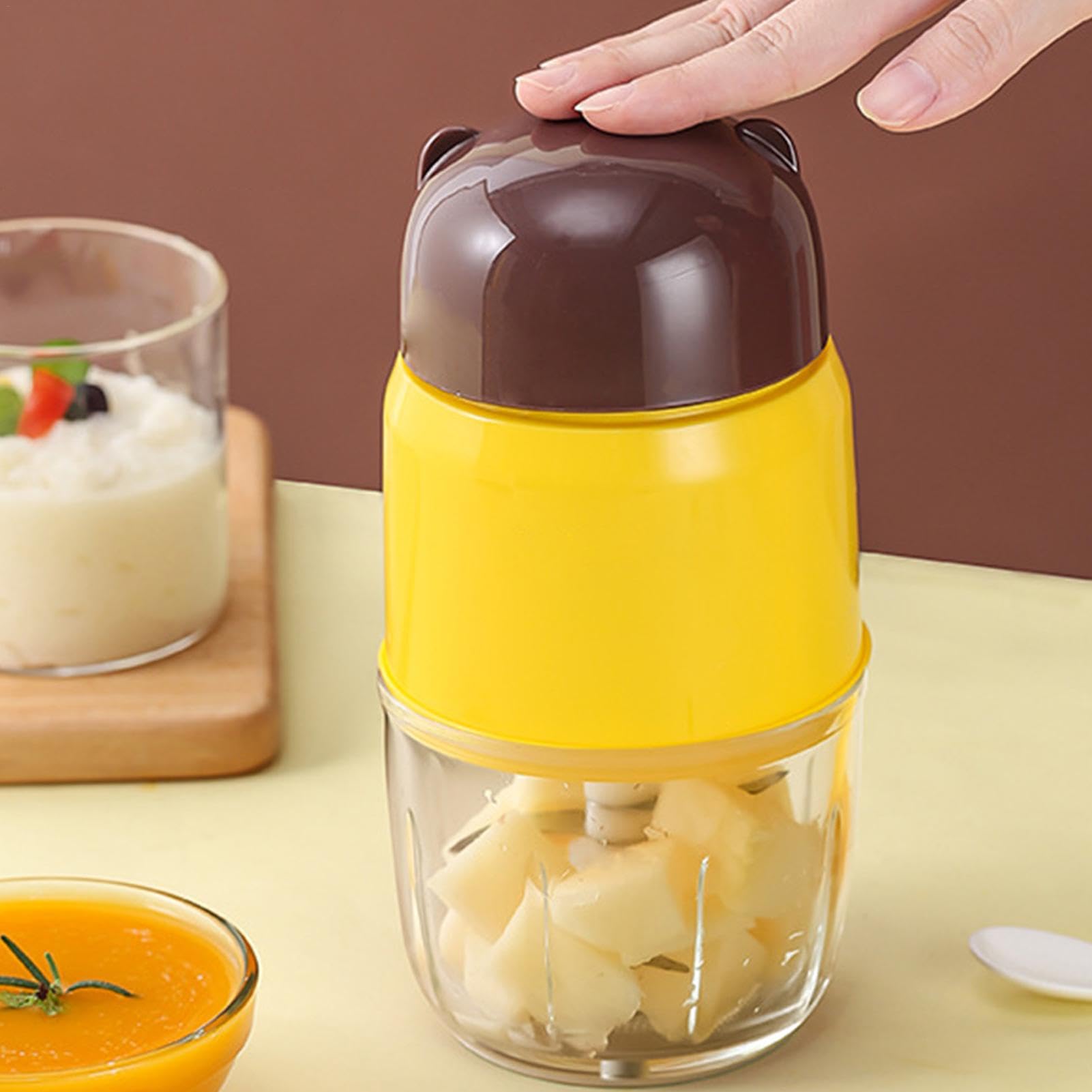 Creatore di alimenti per bambini | Robot da cucina multiuso | Robot da cucina automatico, miscelatore per alimenti staccabile, miscelatore per alimenti, robot da cucina , produttore di alimenti