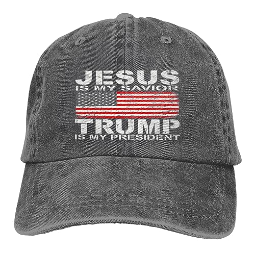 Jesus is My Savior Trump is My President Gifts Hat Men