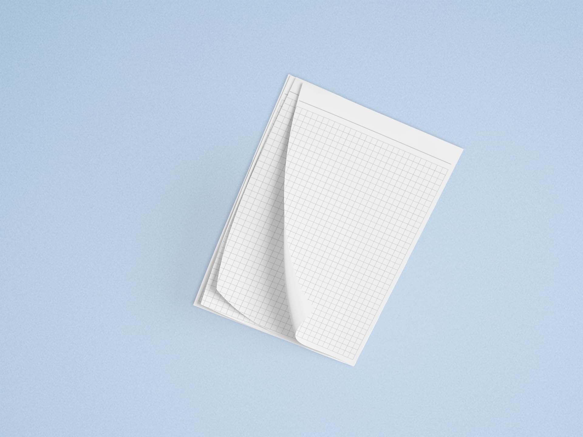 18x Notizblocks kariert in Grau - Notizen - 50 Blatt, DIN A5, 50 Blatt, Qualitäts-Offset-Papier 80g/m² (22209)