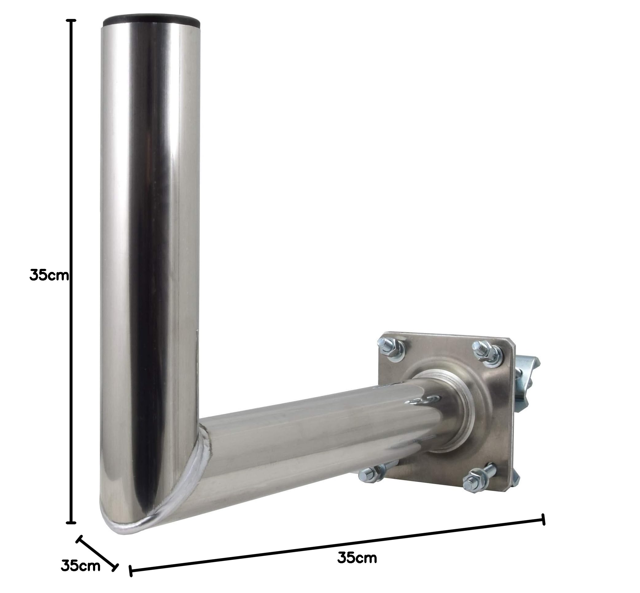 Satix ZTI02 aluminiowy wysięgnik masztu 35 cm do anteny satelitarnej lub anteny
