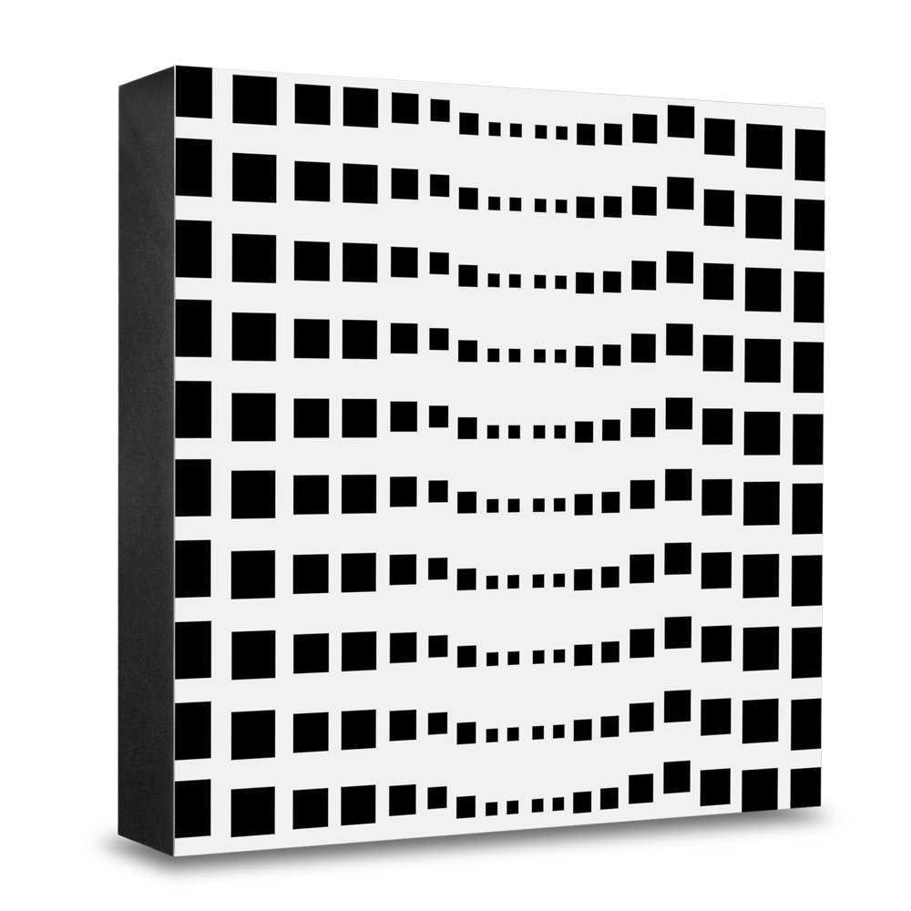 Sublimez un mur vide avec le bloc de bois art optique Structure 2A