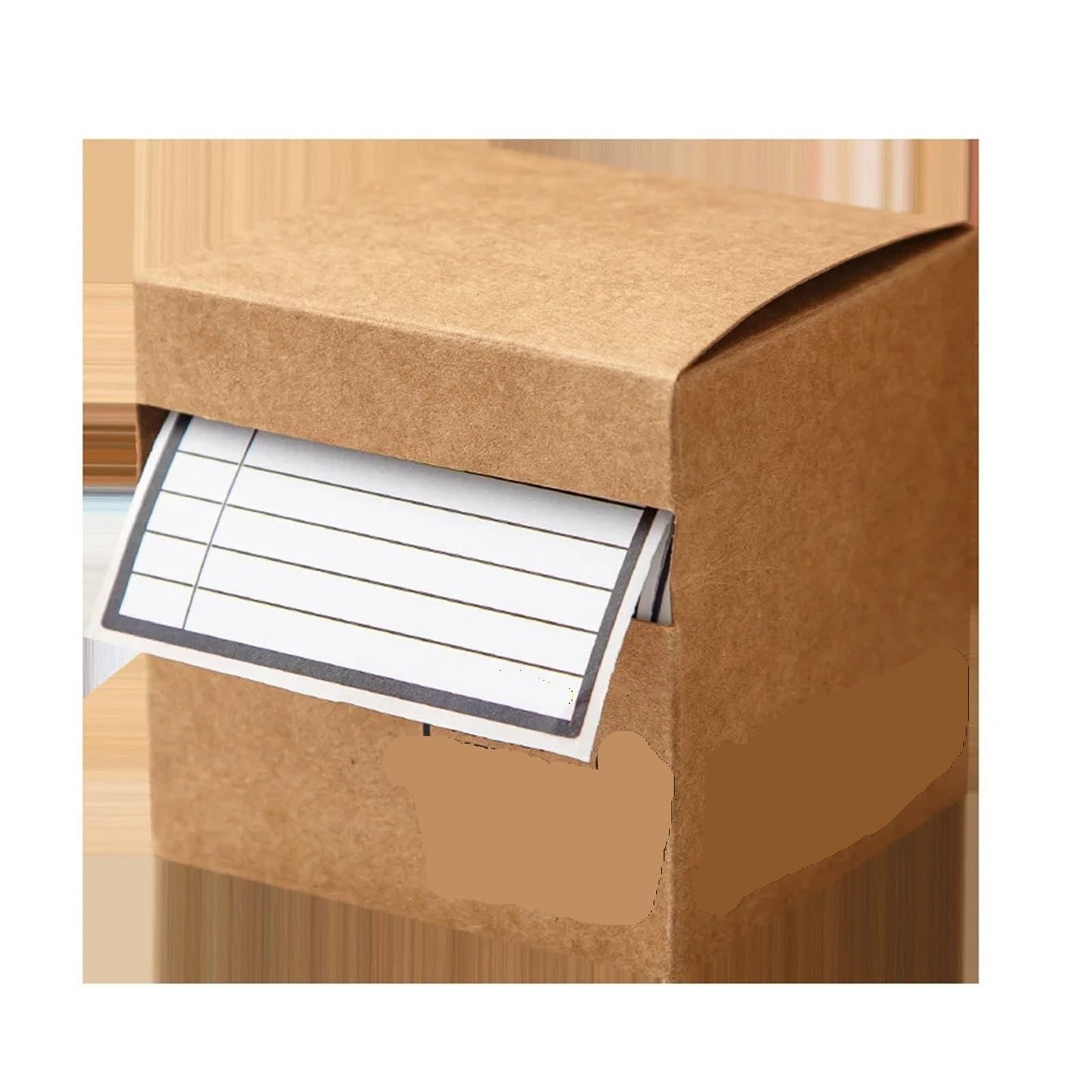 Haftnotizen in Box for Notieren – Memo-Aufkleber mit starker Haftung(Dark color)