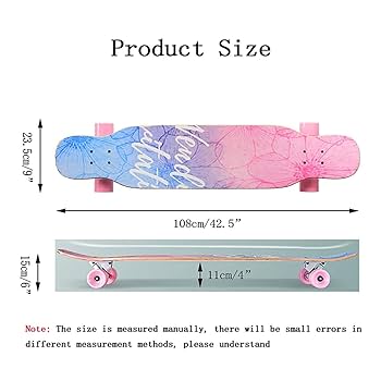 スケートボード 42インチ Amazon | Gonex 42インチ ロングボード スケートボード 9層