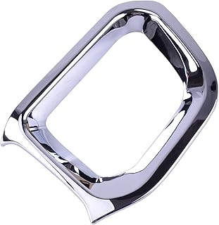 Stubble Nouveau Coiffeur de la Voiture Chrome de Grille de Grille de Grille de chromage de Voiture Abdos Accessoire Fit pour Jeep Cherokee KL 2014 2015 2016 2017 2018
