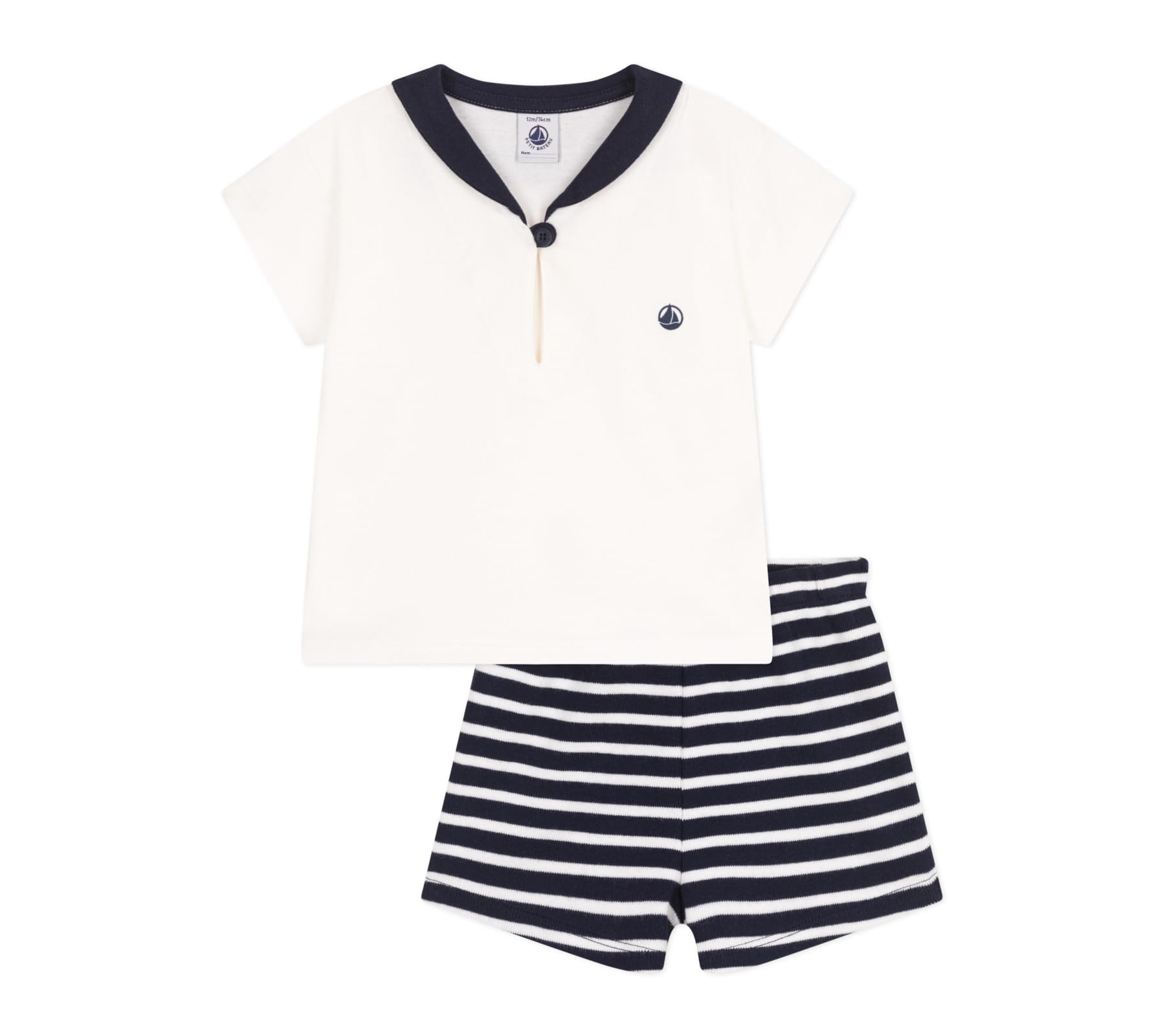Petit Bateau Baby-Jungen 2-teiliges Set