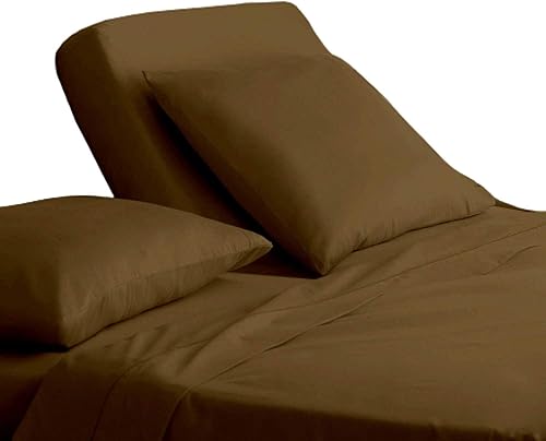 Miniatura 4 de Flex Top Cal.King - Sábanas para cama de número de sueño, 4 piezas divididas Cal.King para camas ajustables, juegos de sábanas superiores flexibles