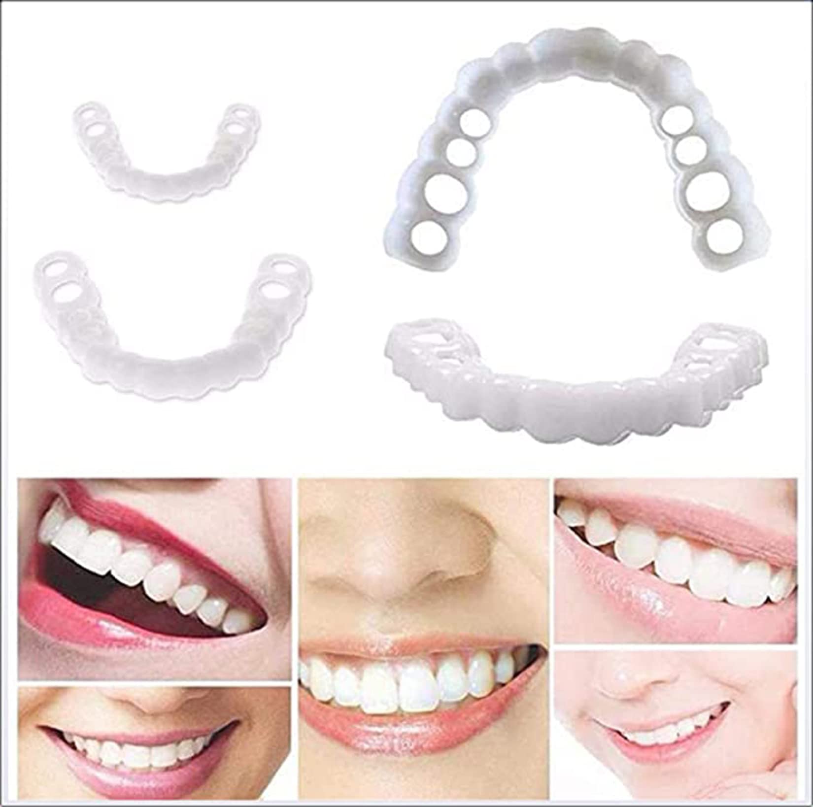 Amazon.co.jp: WSXCV 入れ歯 化粧美容入れ歯ホワイトニングキット 上下