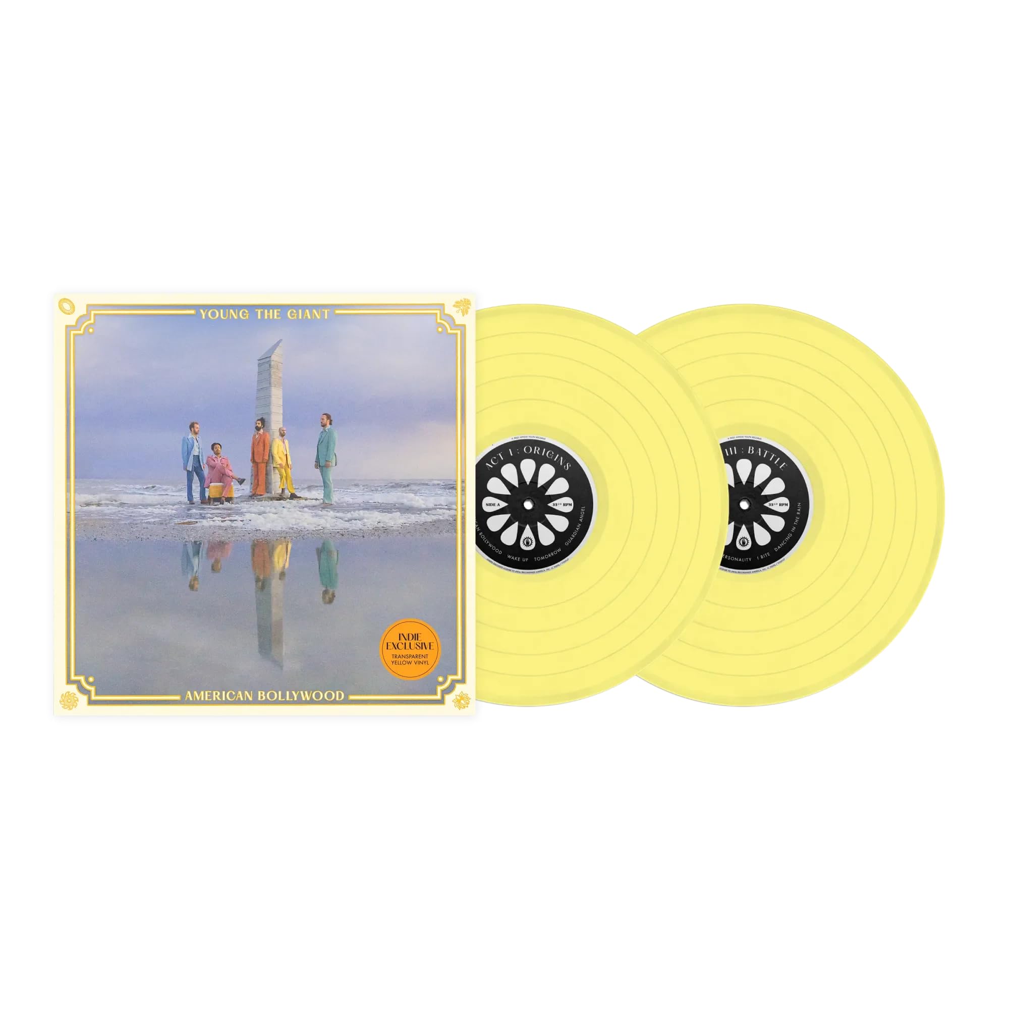 American Bollywood (Transparent Yellow Vinyl) (Indies)-YOUNG GIANT