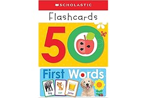50 First Words Flashcards: Enriching Toddlers Learning Journey