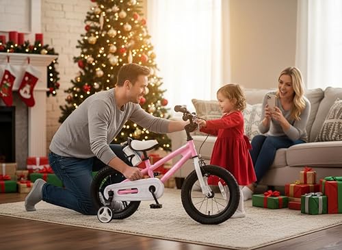 Miniatura 110 de RoyalBaby Kids Bike Freestyle Classic & EZ Balance Pedal Switchable Bicycle, 12 14 16 18 Inch, 3-10 Years Toddler to Big Kids Verde