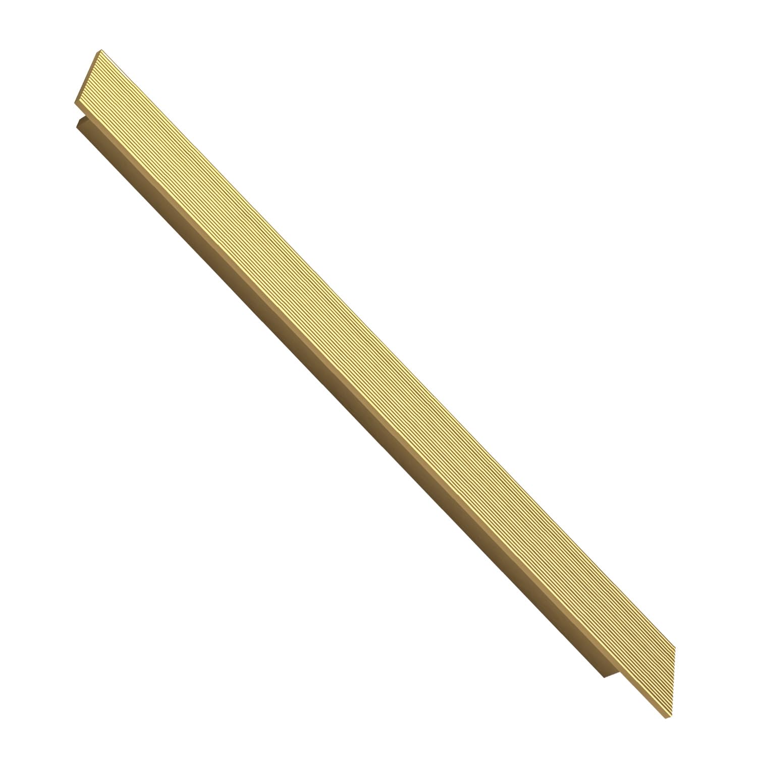 Mat Altın Çizgi Kanallı 85CM Metal Mobilya Gardırop Çekmece Dolap Kapak Kulpu Kulbu Modern Kulplar