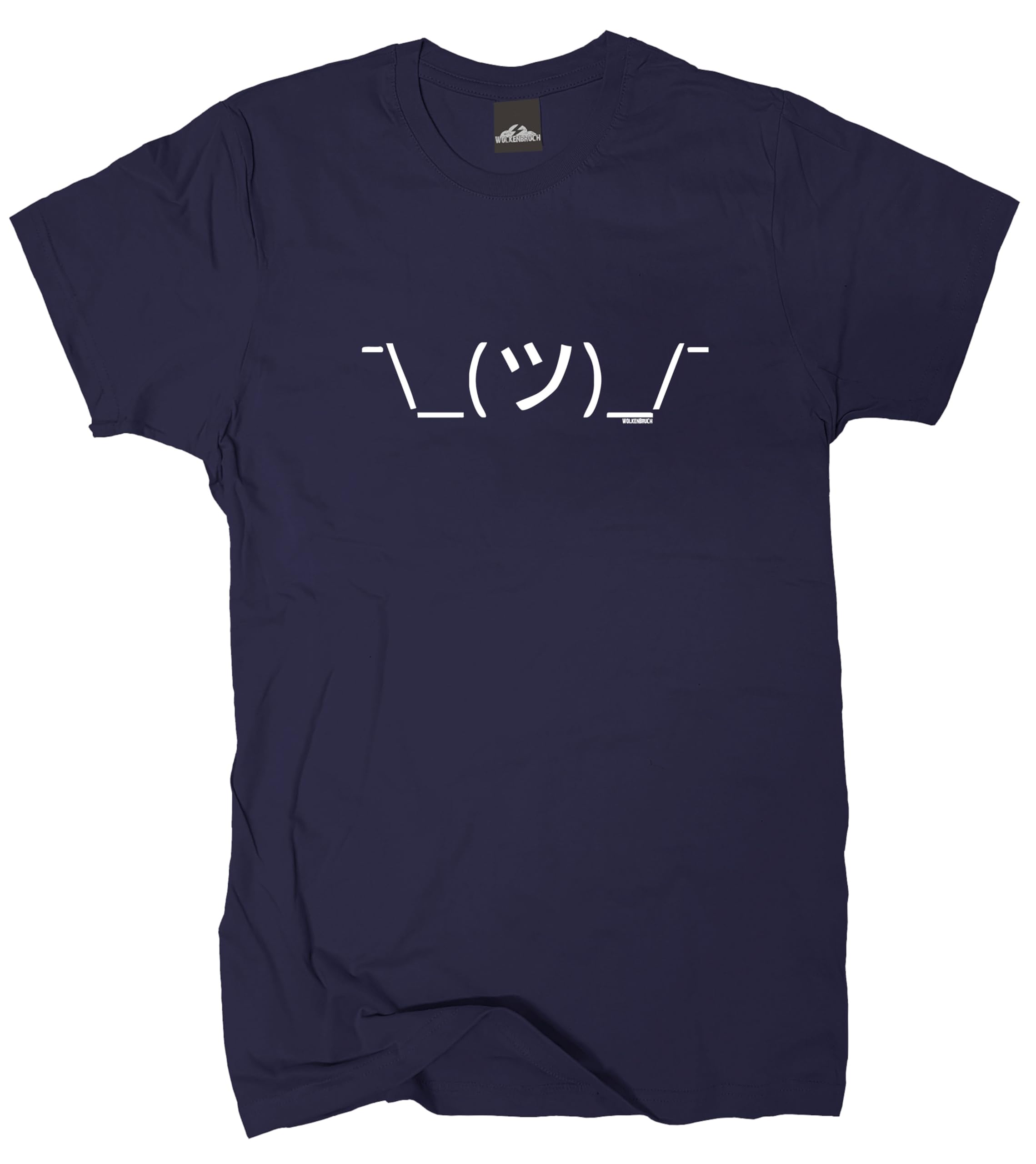 Wolkenbruch® T-Shirt Achselzucken Strichmännchen vers. Farben Gr.M bis XXXXXL