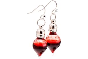 Blood Vial Drop Earrings