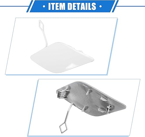 Miniatura 5 de VekAuto Tapa de la cubierta del agujero del ojo del gancho de remolque del coche compatible para Mercedes-Benz E350 2010-2013, parachoques delantero