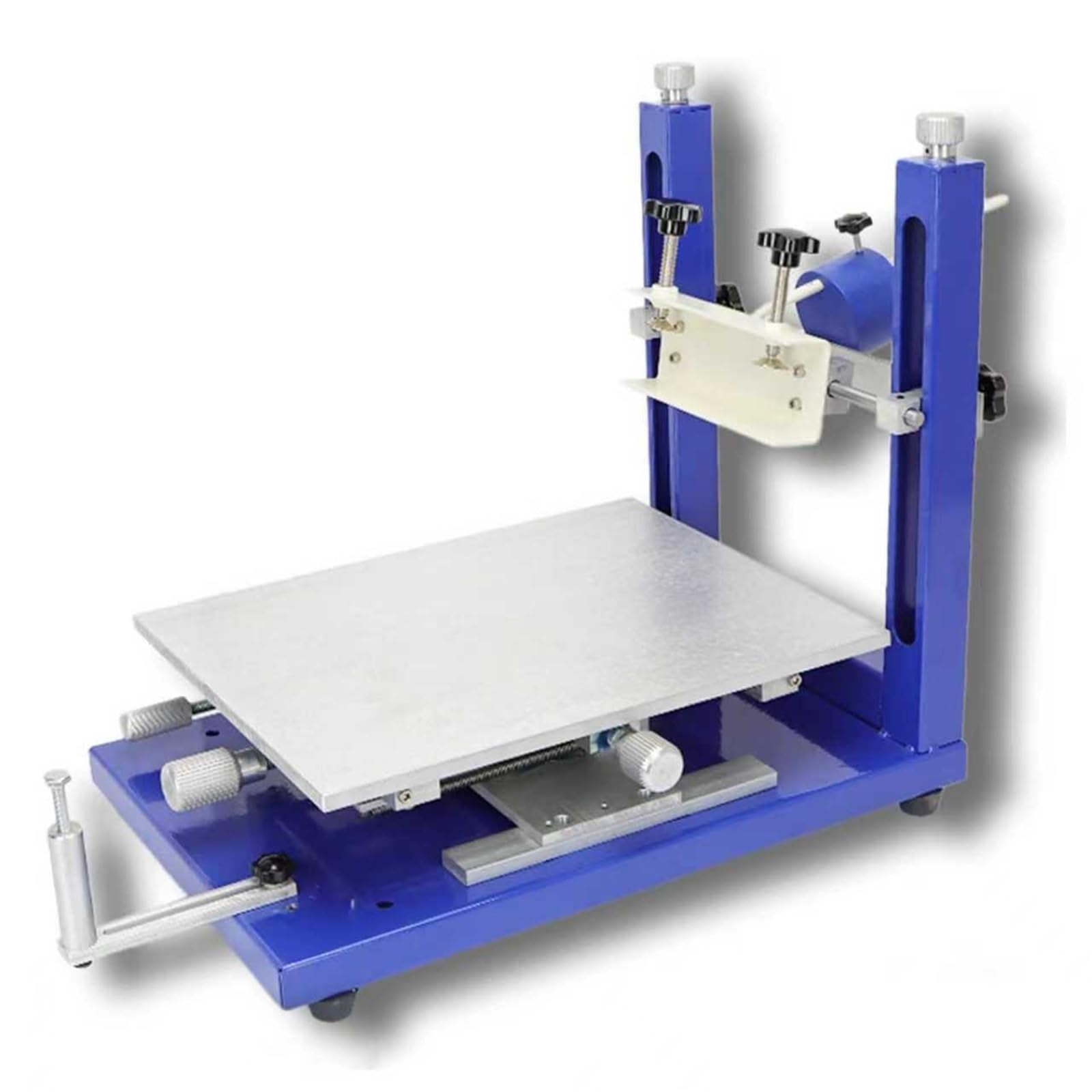 Ręczna drukarka szablonowa do SMT i PCB, precyzyjna maszyna do sitodruku, 20 x 20 cm, 24 x 30 cm, 30 x 40 cm, maksymalna grubość 5 cm, idealna do druku PCB i tampodruku
