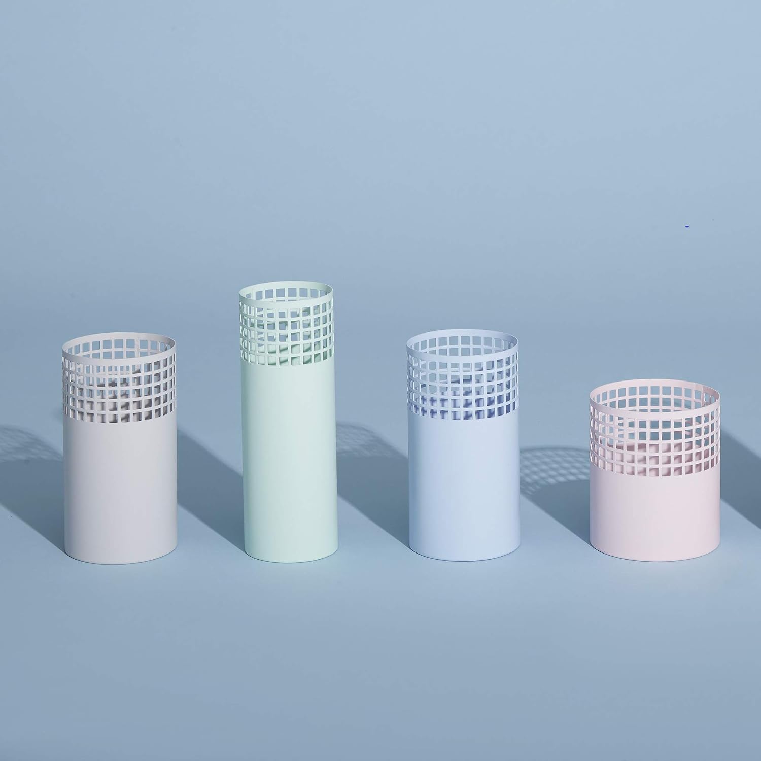 Now House by Jonathan Adler Grided Vase, Blue