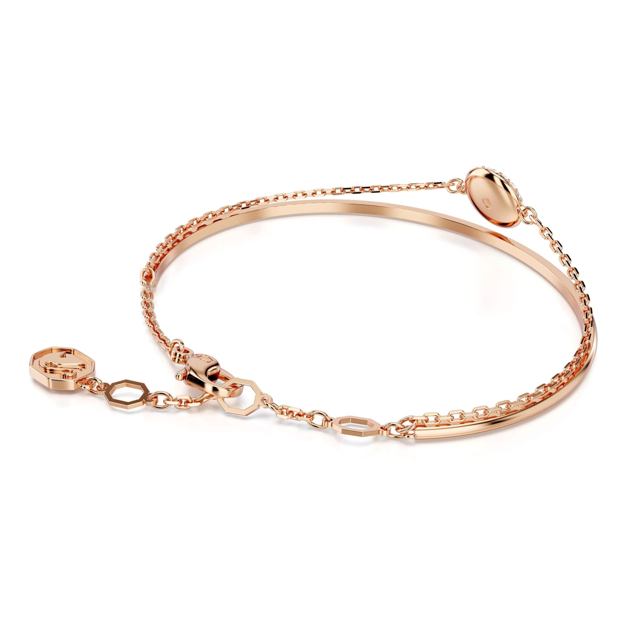 Swarovski Bracciale da donna in metallo, con cristalli, taglia unica, 89003547