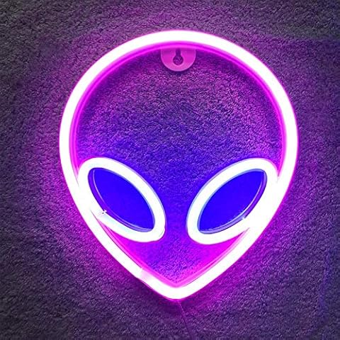 Alien Leuchtreklamen LED Alien Neonzeichen Cover