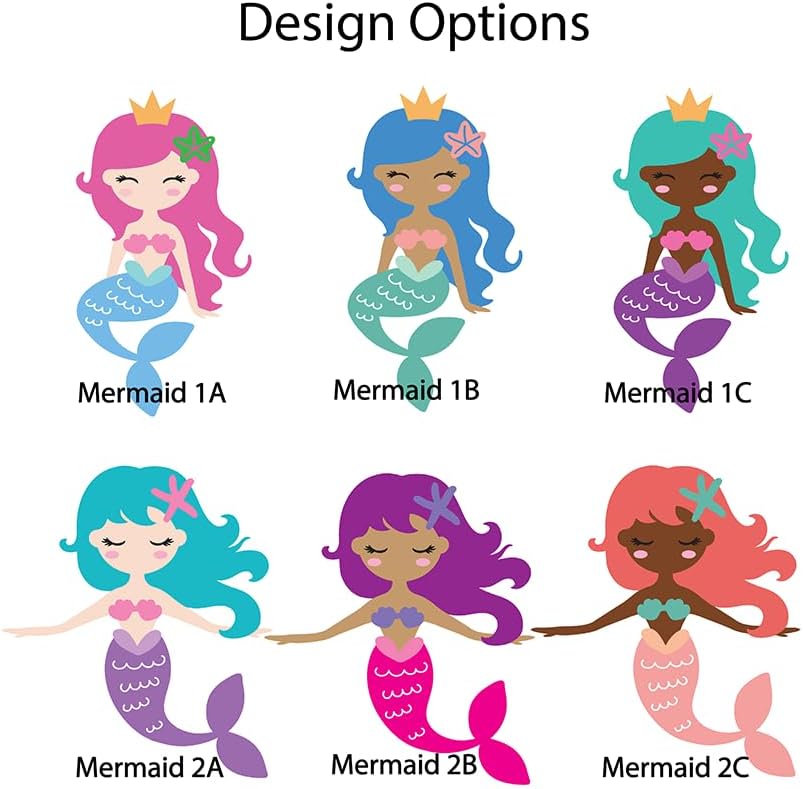 Miniatura 3 de AVITO Vaso de sirena personalizado, botella de agua de acero inoxidable de 12 onzas, regalo para niños