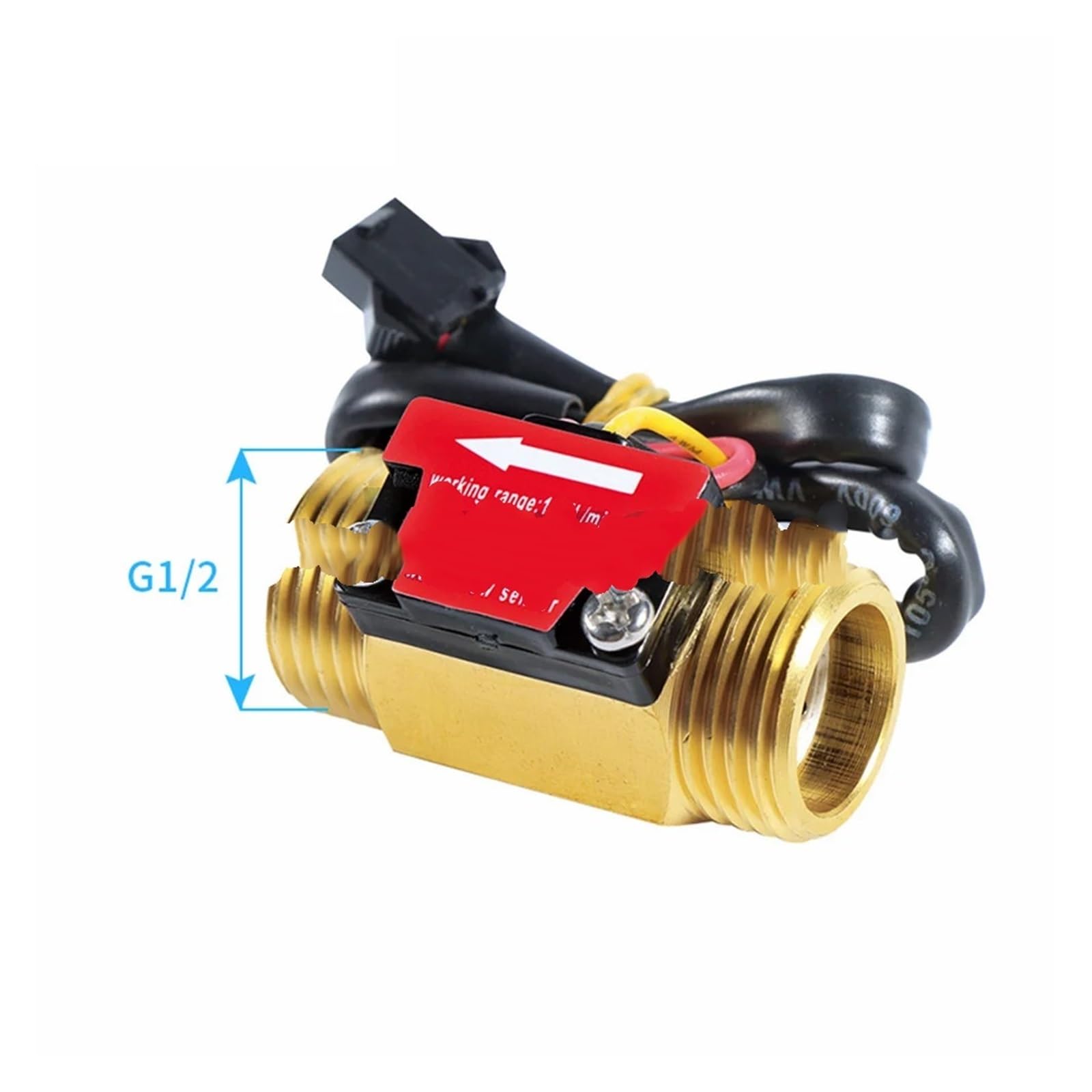 Flow Sensor Meter Digital Pipeline Water Flow YF-B1 DC5-18V G1/2