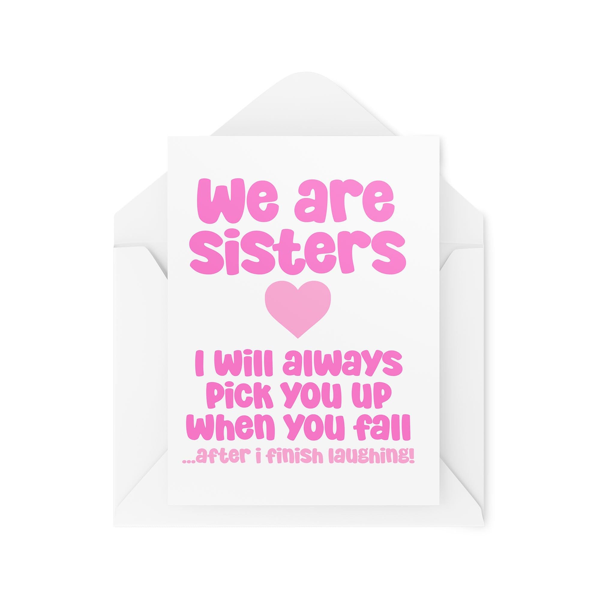 Cards for Sisters - Funny Sister Cards - Sister Birthday Cards - Funny Cards for Siblings - CBH1988