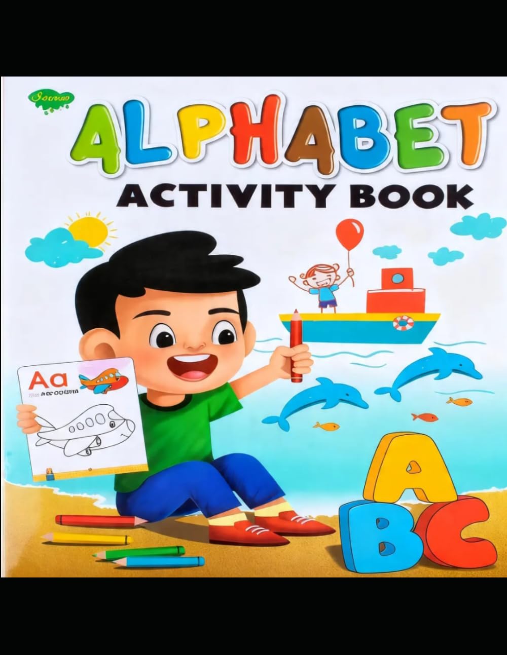 Rainbow ABCs – Alphabet Colour Book!: Fluffy Friends Colouring Book – Animal Illustrations for Little Artists