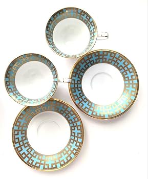 Amazon.co.jp: ノリタケ カップ＆ソーサー 角つなぎ 雲母唐長 KIRA