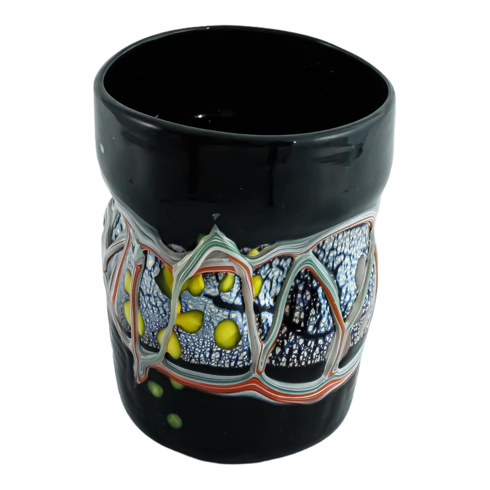 Verre de Murano Millefiori noir : sublimez vos dîners avec l'art de vivre à l'italienne
