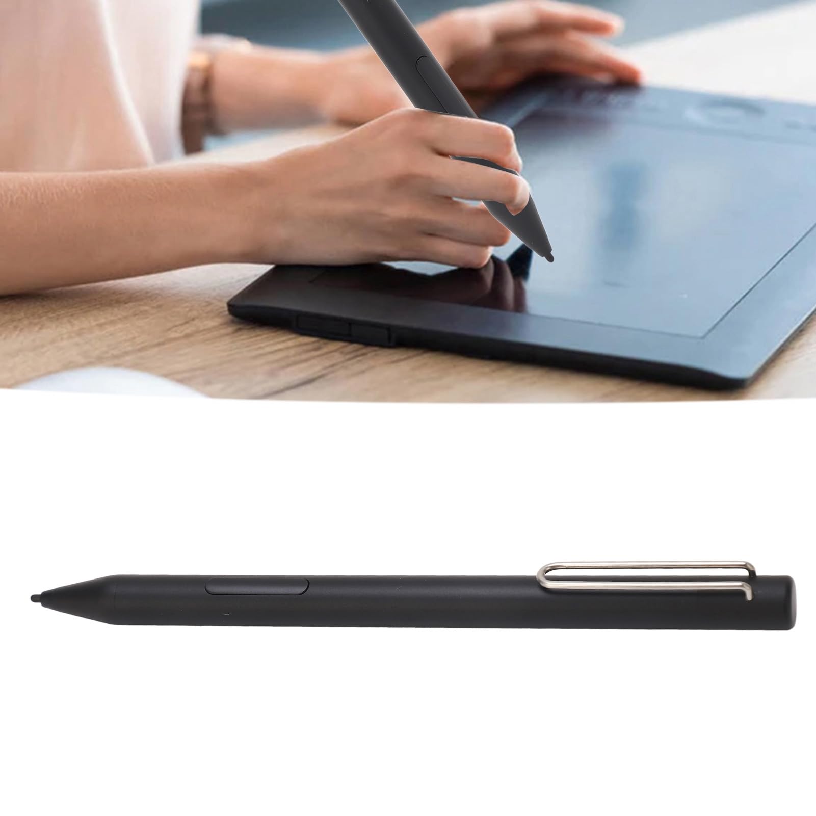 Stylo Tactile Actif 4096 Niveaux Pression Stylet Alliage Aluminium Dessin Professionnel Tablette