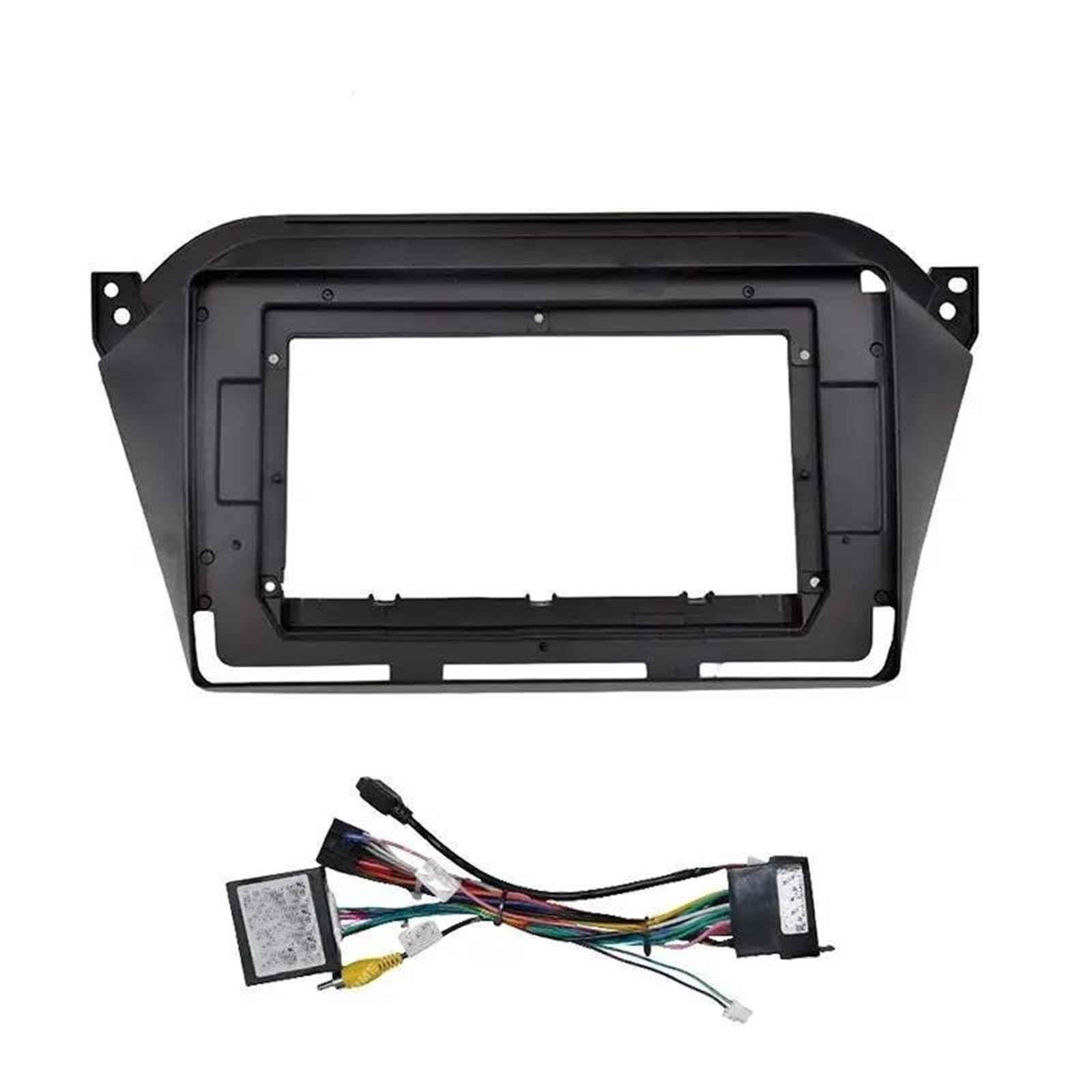 Marco de radio de coche Adaptador Fascia Marco 9 Pulgadas 10 Decodificador Caja Canbus Panel Ajuste Tablero Radio Para JAC Para Refine S2 T40 15-18(10 Inch set)