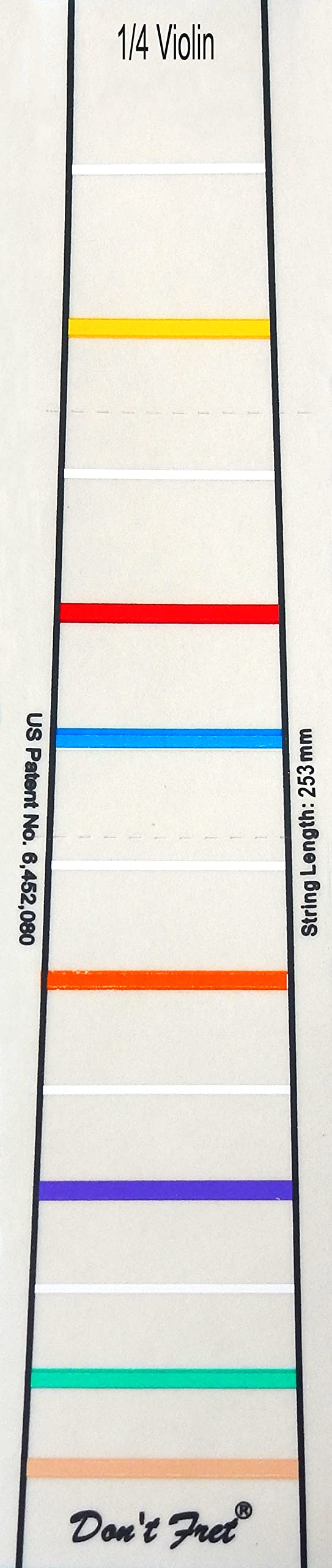 Don't Fret 103 Violin Position Indicator Decal