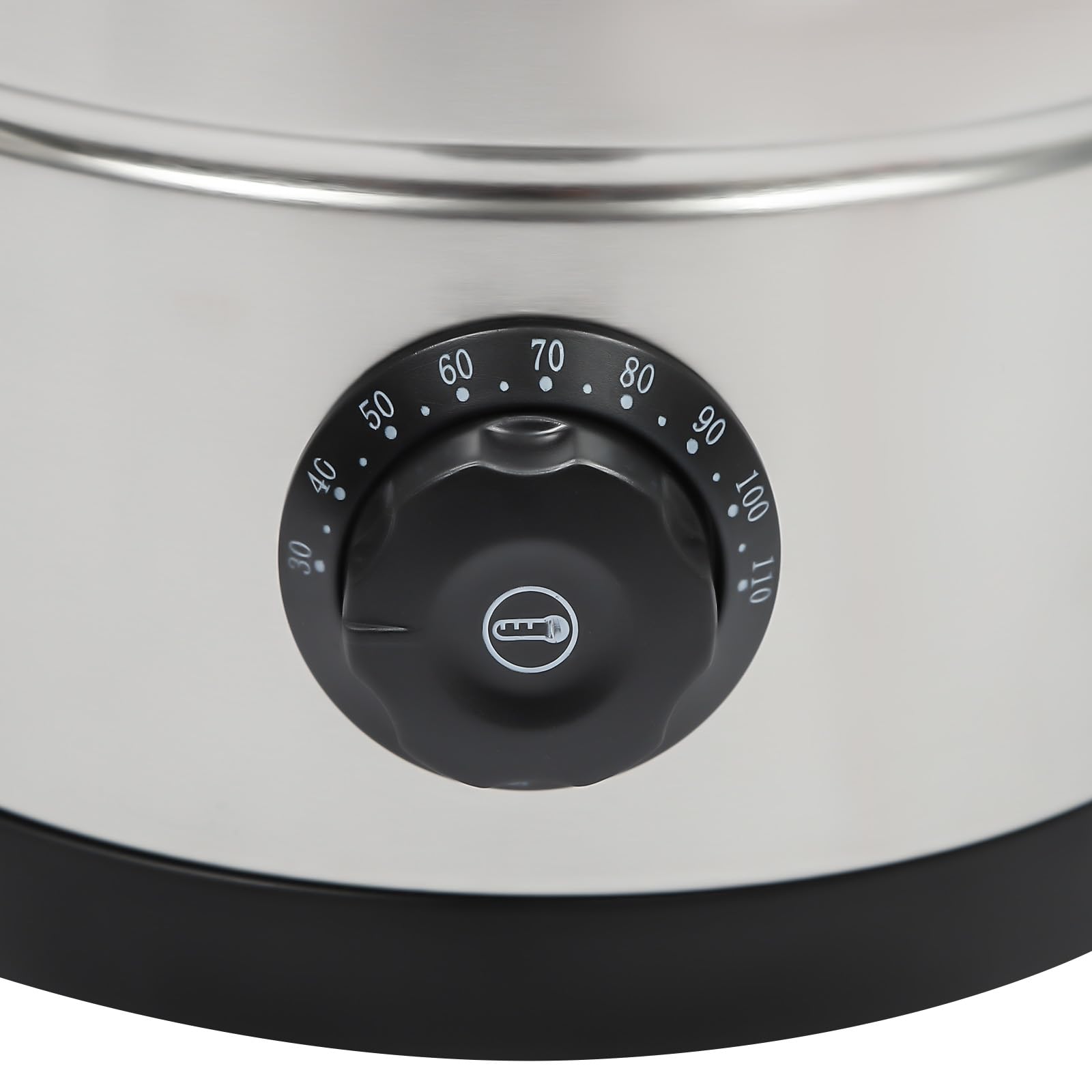 Fermoirper 1800 W 220 V Cera eléctrica para fundir cera de 10 L para hacer velas de acero inoxidable 304, ajuste de temperatura 86 ℃ – 230 ℃ para velas de negocios o casa