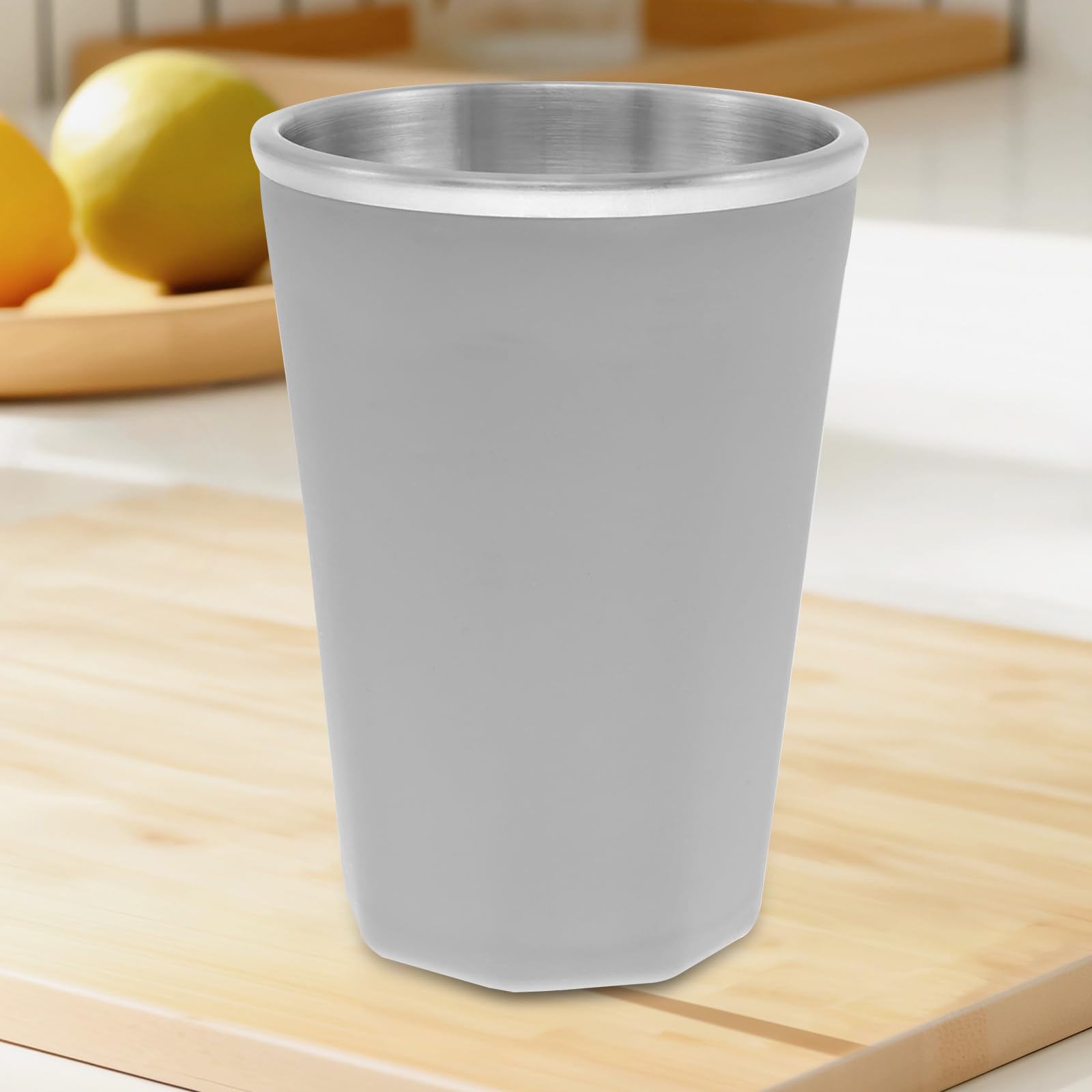 KHZSPP Wine Freeze Cooling Cup with Lid 330ml Quick Cooling Refrigeration Cup Silicone Freezer Cup to Keep Cold Wine Cooling Cups for Camping Barbecue Picnic(grey)