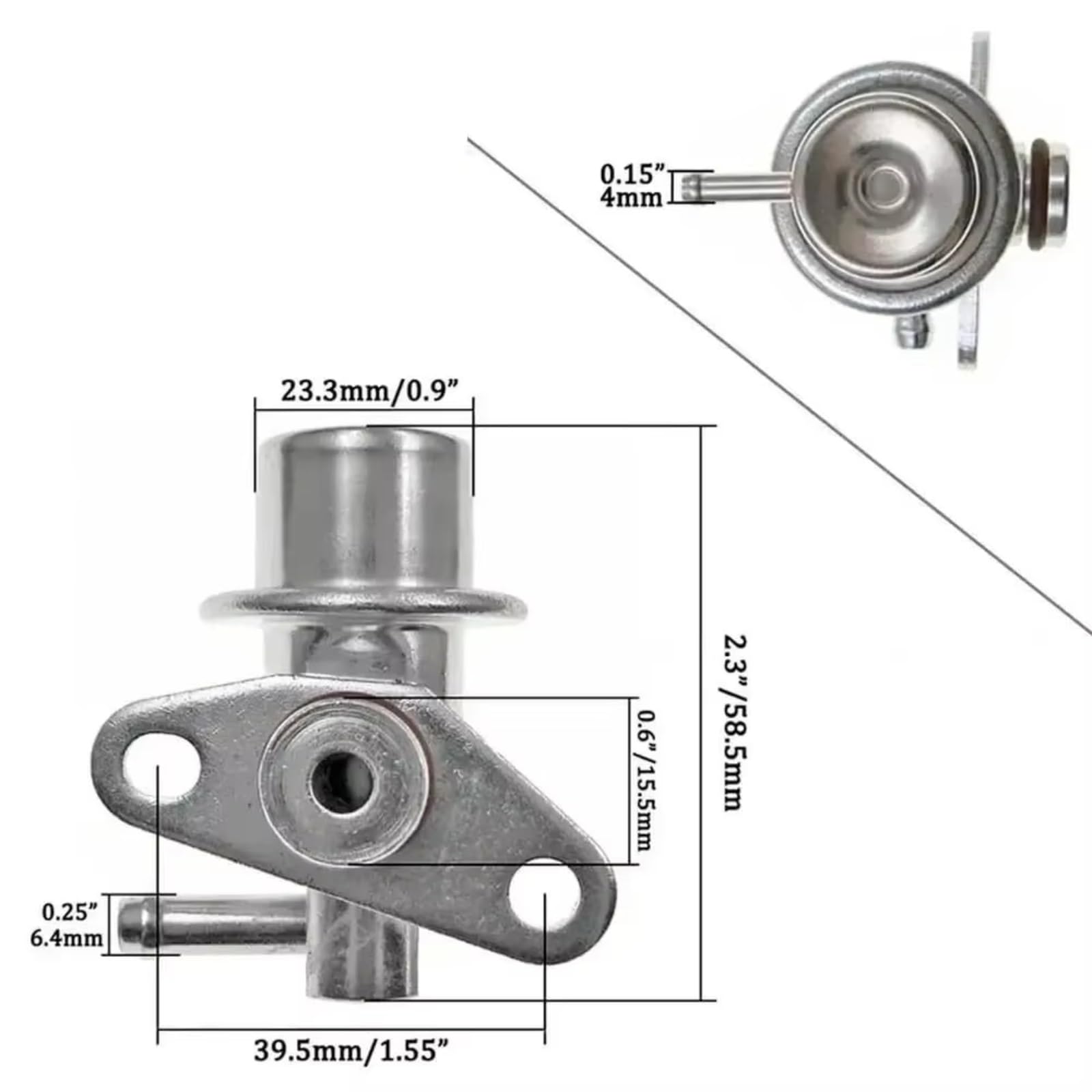 Regulador Combustible Compatible Con Mitsubishi Para Montero 1994 1995 1996 3.5L V6 Regulador Presión Inyección Combustible Piezas Automóvil OEM: MD303850