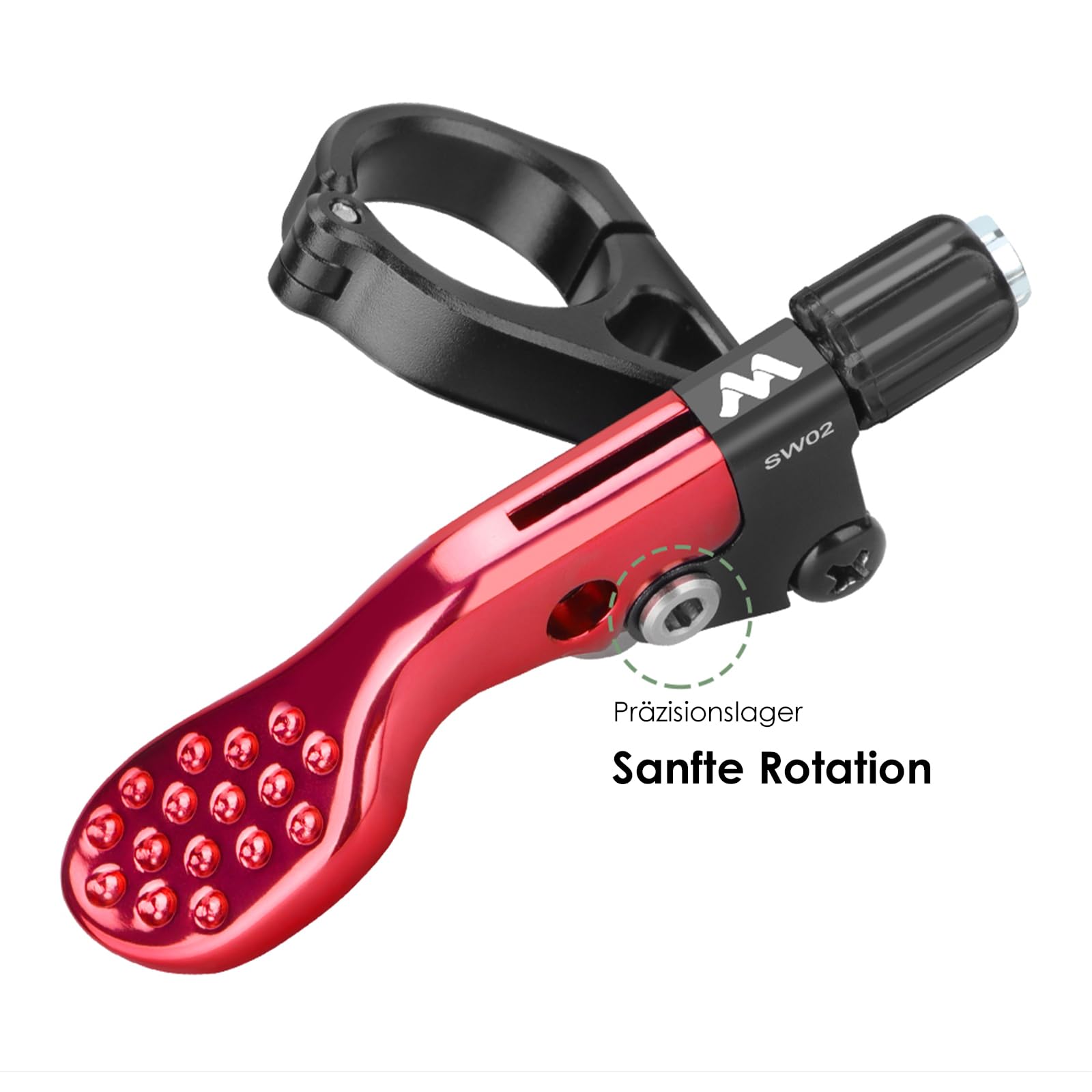 JFOYH Levier de Commande pour Tige de Selle télescopique – Kit de Commande pour Tige de Selle à Passage Interne ou Externe, Compatible Guidon 22,2 mm