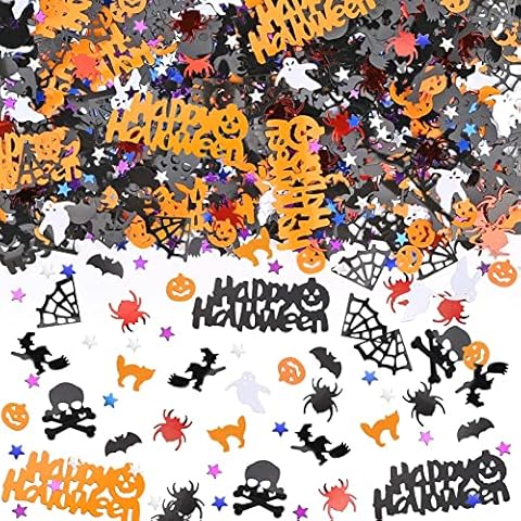 Catelves 500 Stück Halloween Party Confetti Cover