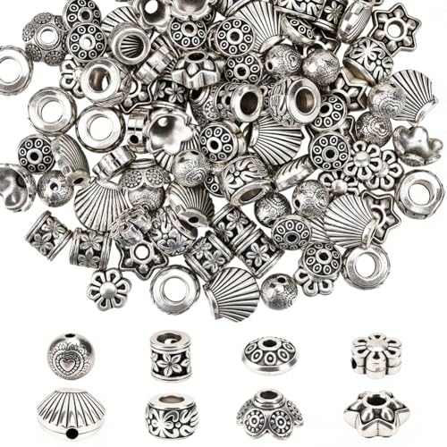 Perles d'espacement métal tibétain SUNNYCLUE pour espacer et fixer vos perles lâches