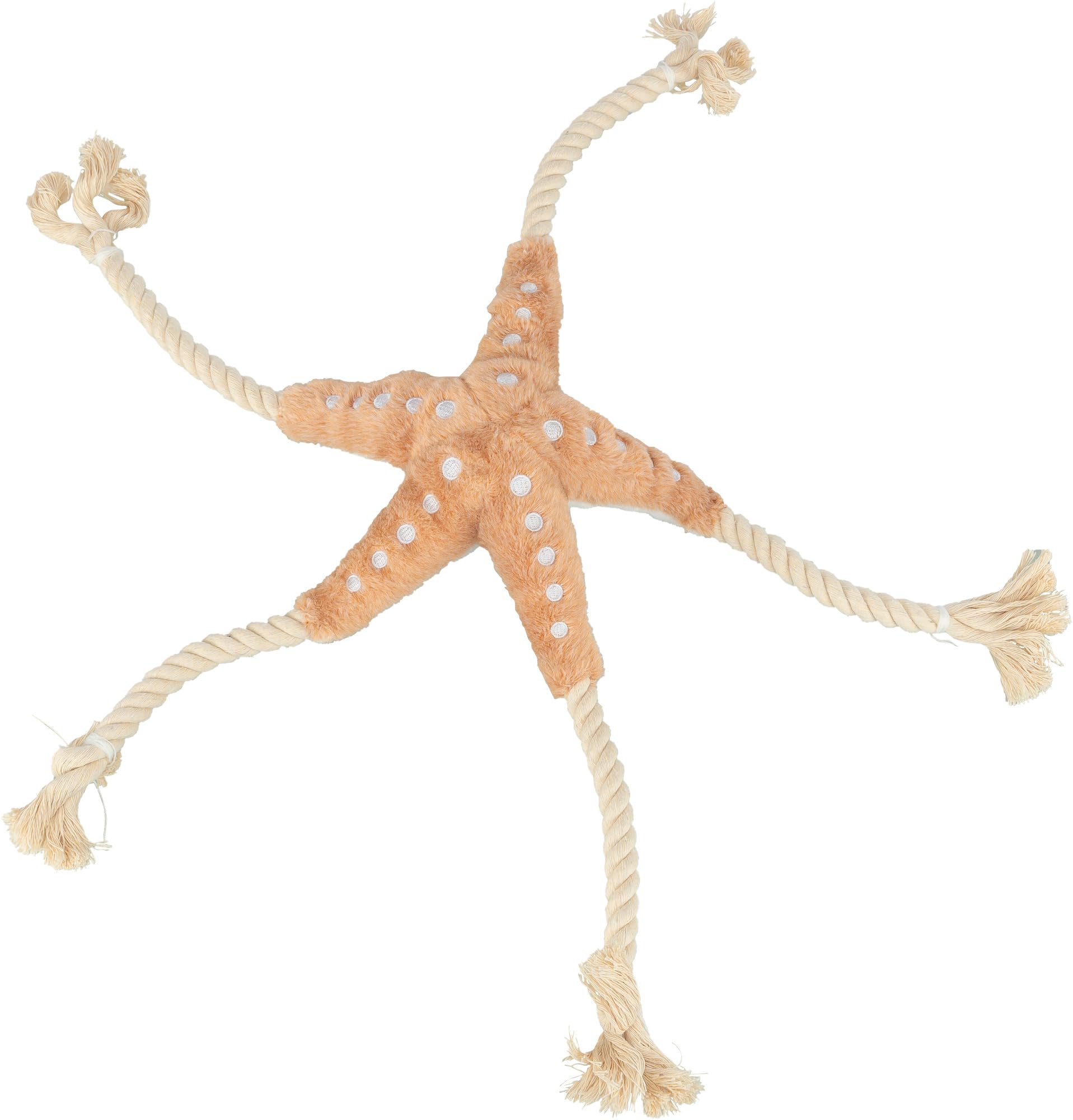 Plüsch Hundespielzeug Gelber Stern – Mit Quietscher, Für Kleine & Mittlere Hunde, Beißfest