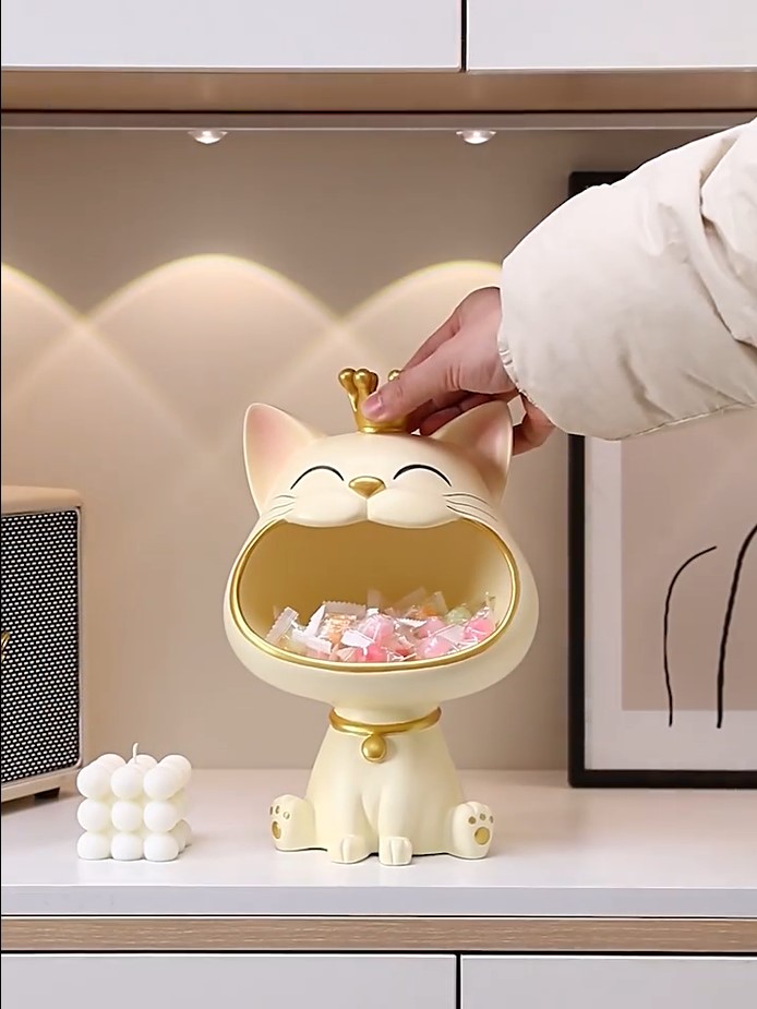 Amazon.com: FIALAME Key Bowl for Entryway Table, Fortune Cat