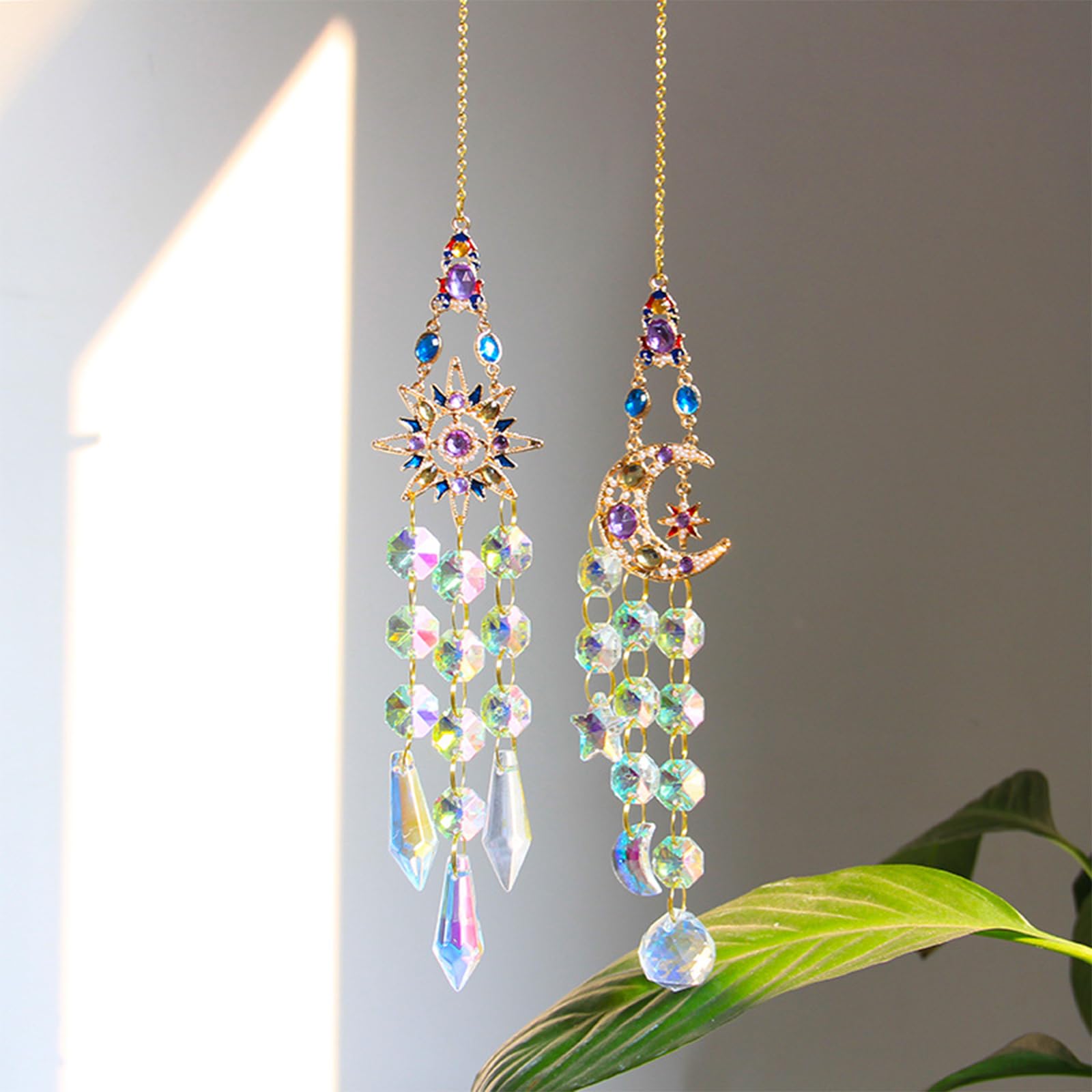 Acchiappasole Cristallo Ape Con Strass Colorati – Ciondolo Rainbow Da Finestra, Decorazione Luce Solare Per Casa, Giardino, Matrimoni - 3