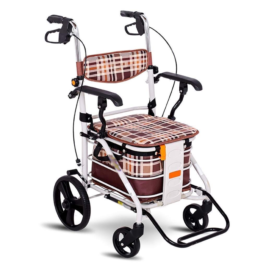 Buy Walkers for seniors, Rollator Walker Foldable Heavy Duty Shopping