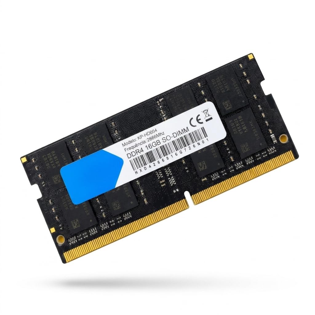 Memória RAM 16GB DDR4 2666MHz SO-DIMM Notebook 260 Pinos 1,2V Não