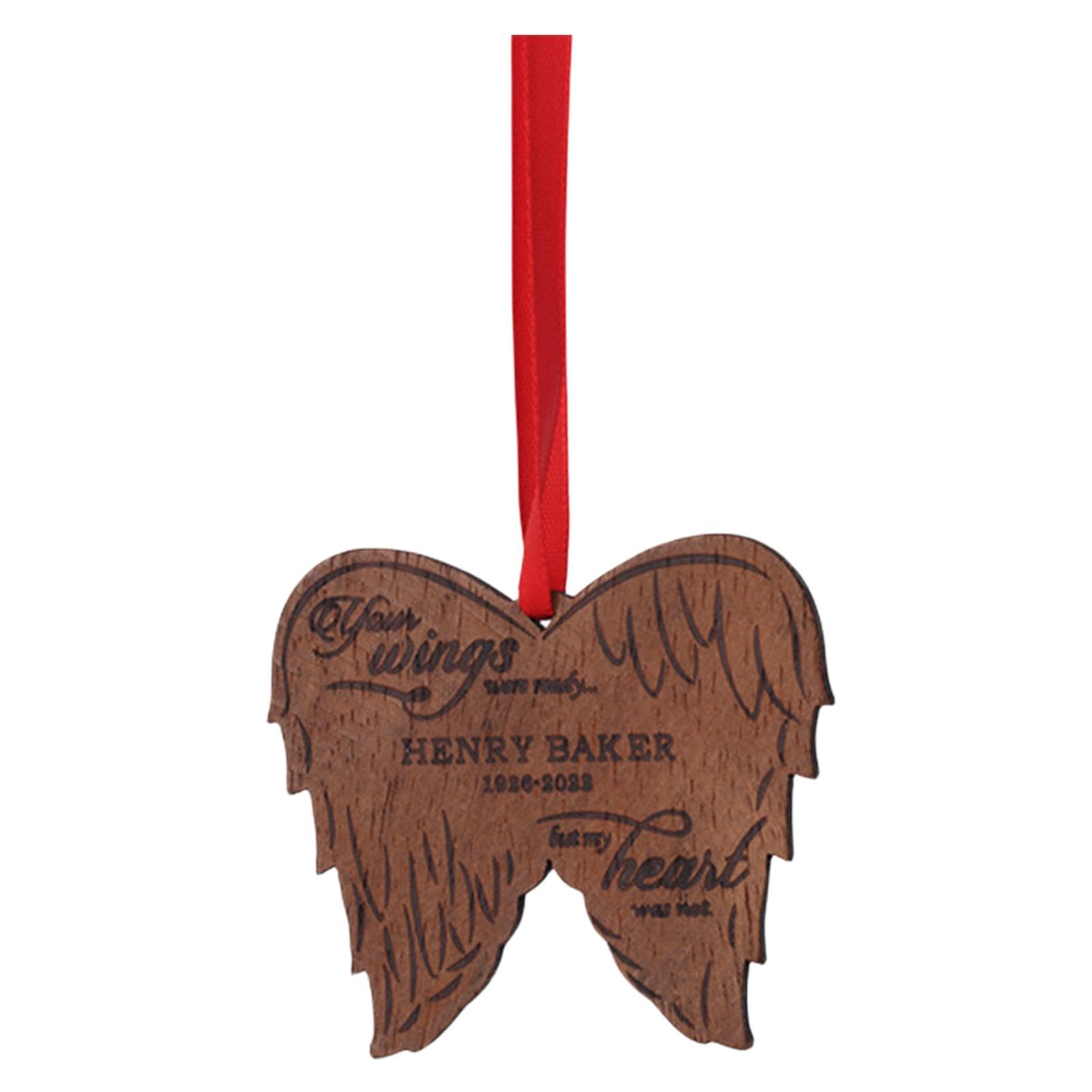 24 Ornamenti Natalizi In Legno Fai-da-te – Ali D'angelo E Cuori – Rustici, Con Corda In Iuta – Per Albero E Decorazioni