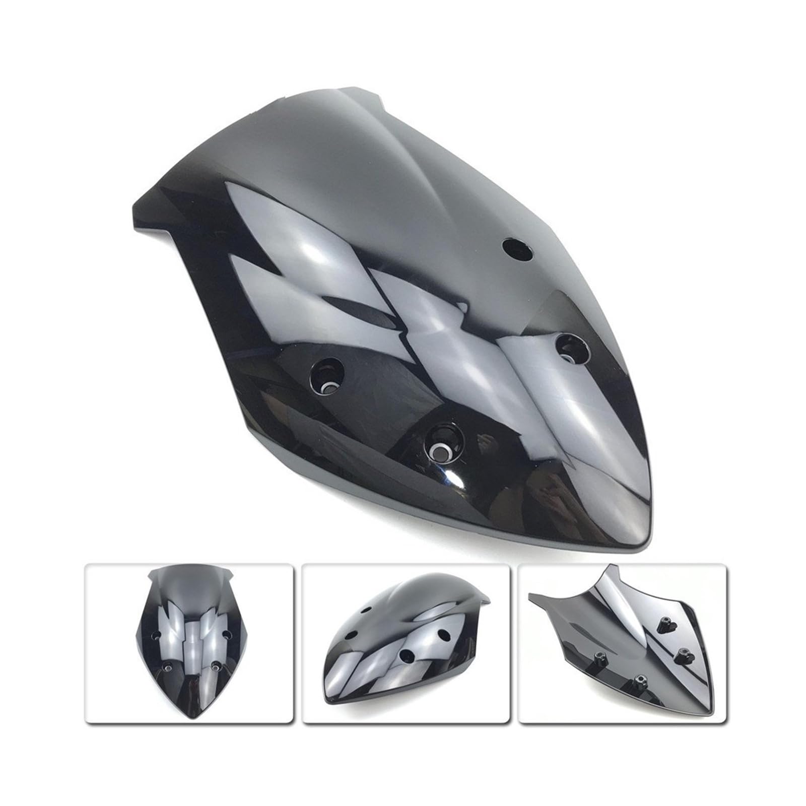 Pasuje Do SUZUKI GSX S1000F S1000 F Motocykl Podwójna Bańka Przednia Szyba Osłona przeciwsłoneczna Deflektor