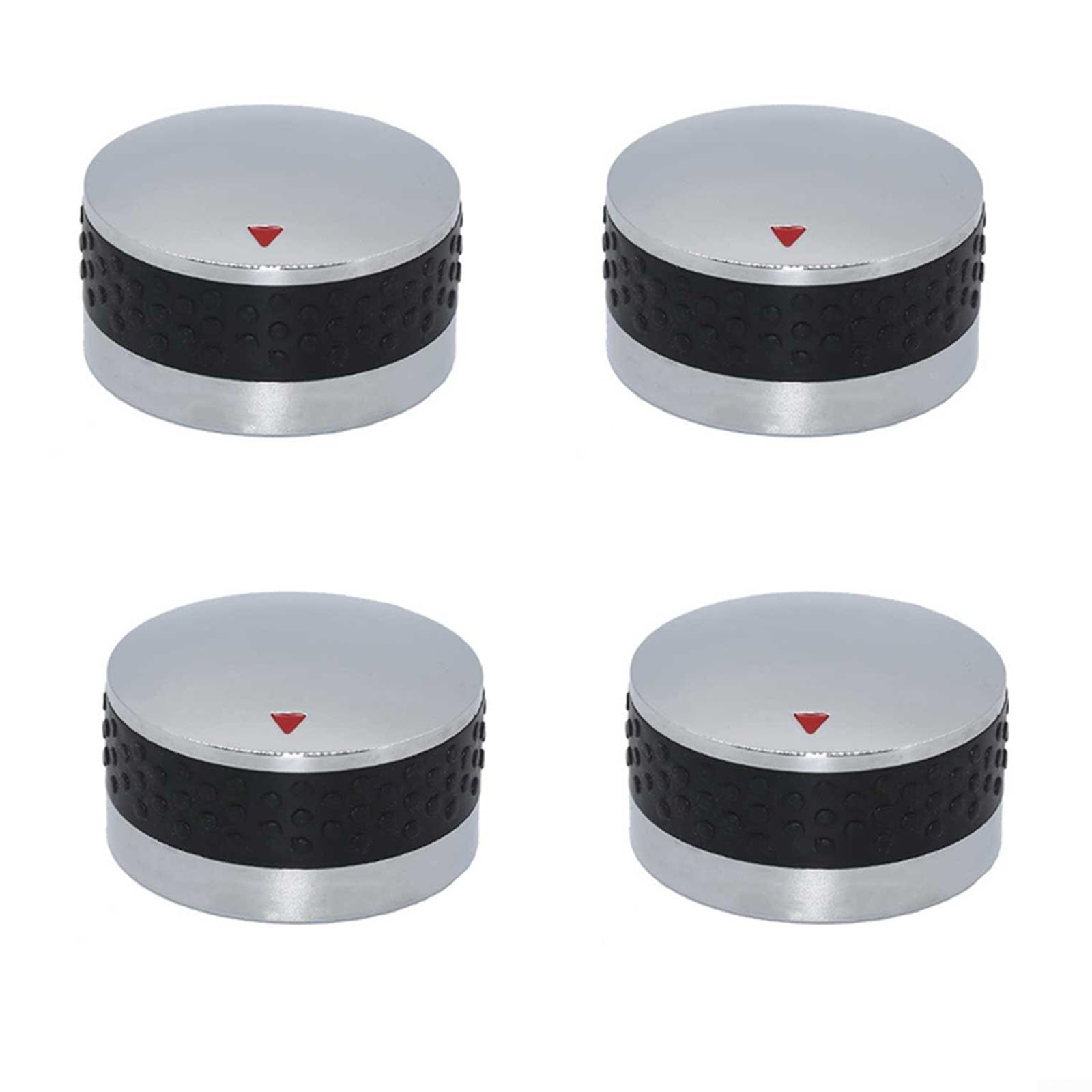JoyousMall 4 stuks gasfornuis knoppen, barbecue oven schakelaar knop gasfornuis/oven knop basis vervanging voor BBQ gasgrills voor oven fornuis (geen basis