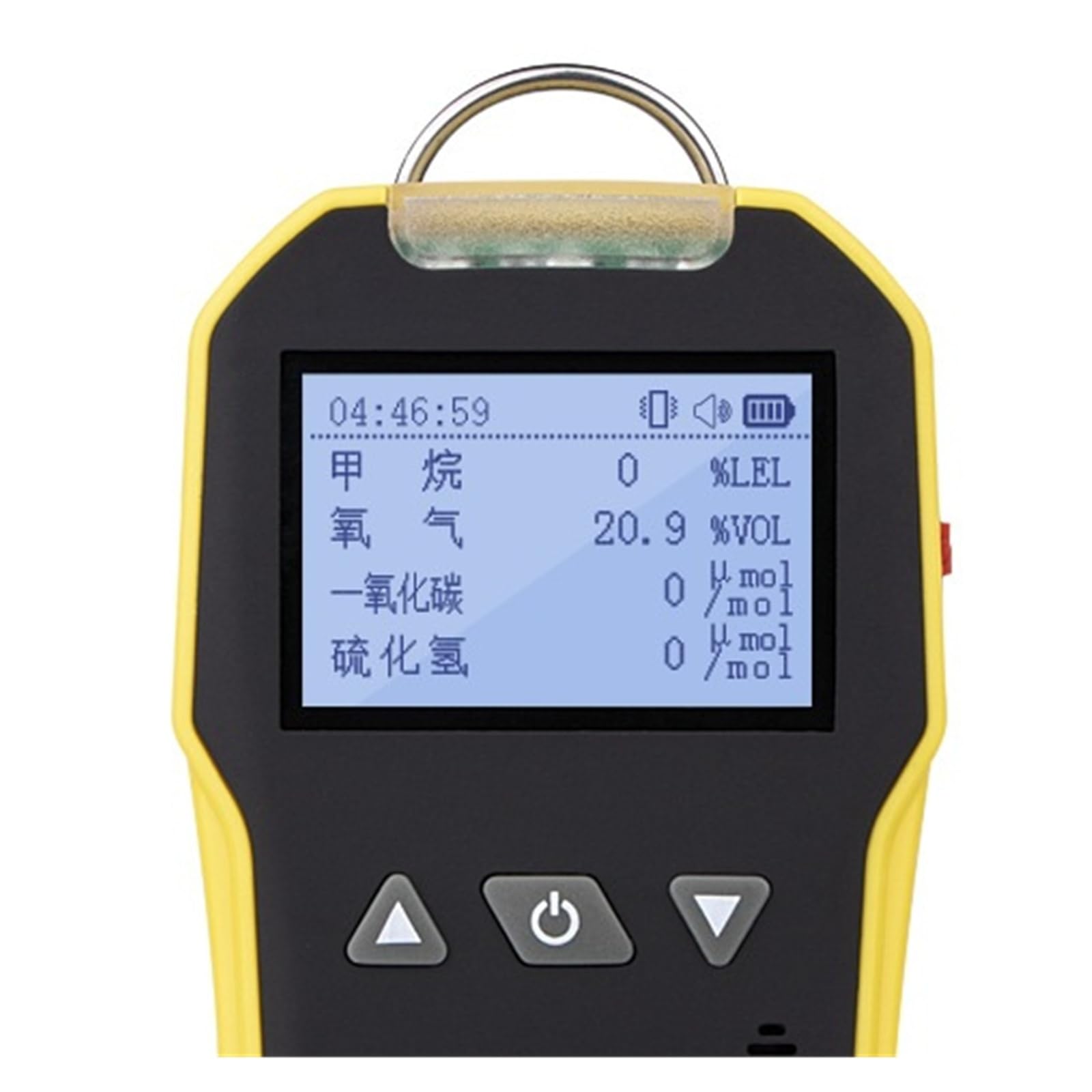 Rilevatore multigas 4 in 1, tester for perdite di gas combustibili con vibrazione, allarmi visivi e acustici for casa e camper Monitoraggio veloce(CH4)